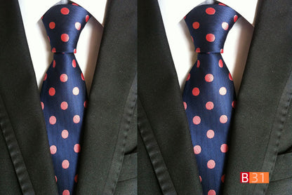 Manufacturers wholesale tie polyester jacquard tie men's casual formal wear professional business tie in stock supply