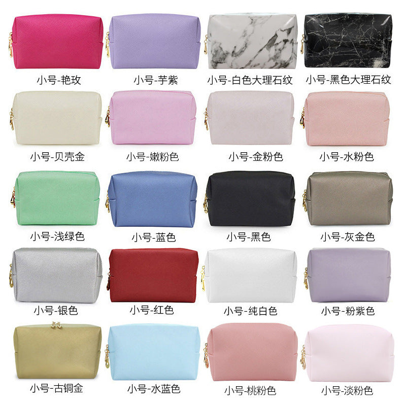 Cross-Border Popular Dopamine Makeup Bag, Portable Travel Toiletry Storage Bag, Clutch Bag, Waterproof Makeup Storage Bag