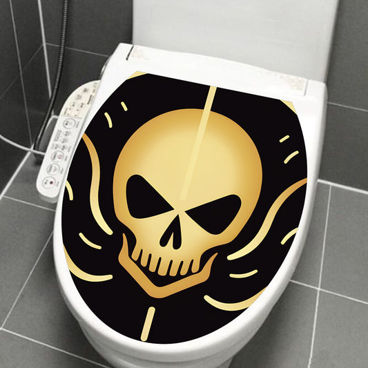 MT-WS1-6 foreign trade Halloween decorative toilet stickers personalized toilet bathroom toilet stickers wholesale