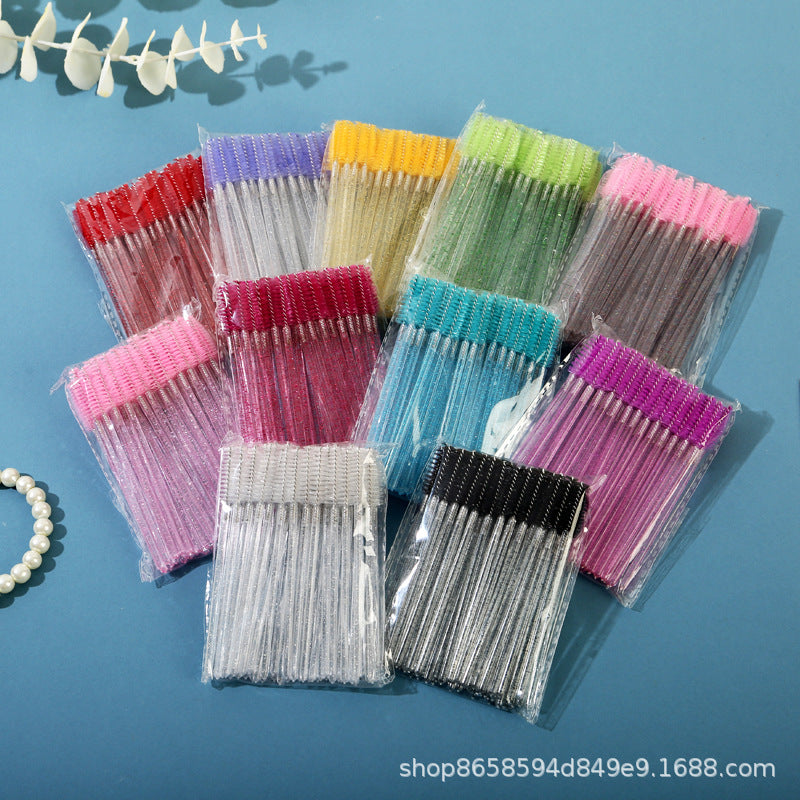 Crystal Rod Eyelash Brush Cosmetic Brush Spiral Eyebrow Brush Eyebrow Grafting Eyelash Eyelash Brush