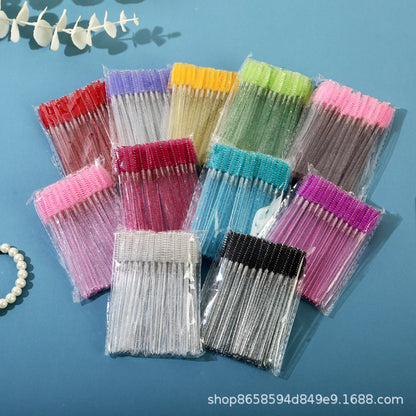 Crystal Rod Eyelash Brush Cosmetic Brush Spiral Eyebrow Brush Eyebrow Grafting Eyelash Eyelash Brush