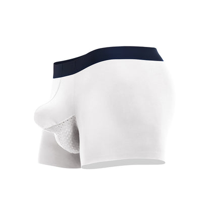 Men's Bullet-Style Spermatic Cord Separation Underwear, Ice Silk Pouch Boxer Briefs for Varicose Veins, Thin Style