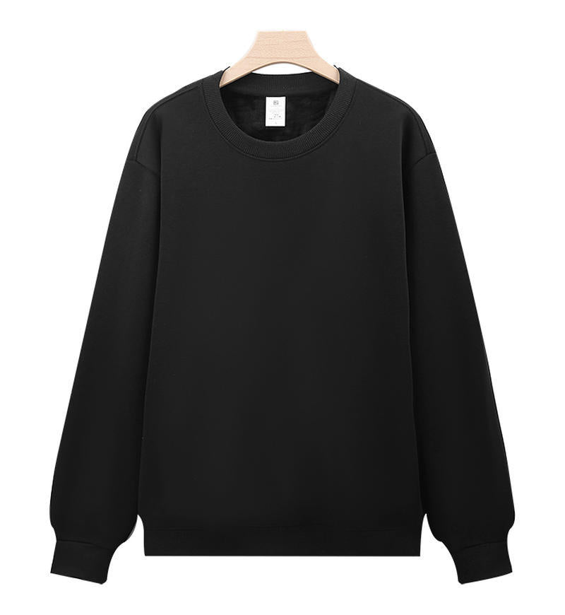 Cross-Border Heavy Sweatshirt with Logo Printed on It, Group Annual Meeting Cultural Shirt, Advertising Shirt Design, Velvet Round Neck Sweatshirt, Work Clothes