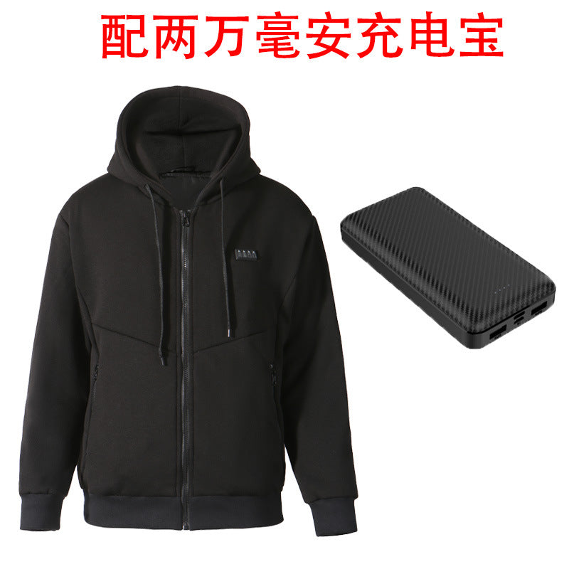 Manufacturer's New Smart Heating and Thermal Sweatshirt Outdoor Leisure Four-Control 23-Zone Constant Temperature Charging Heating Jacket