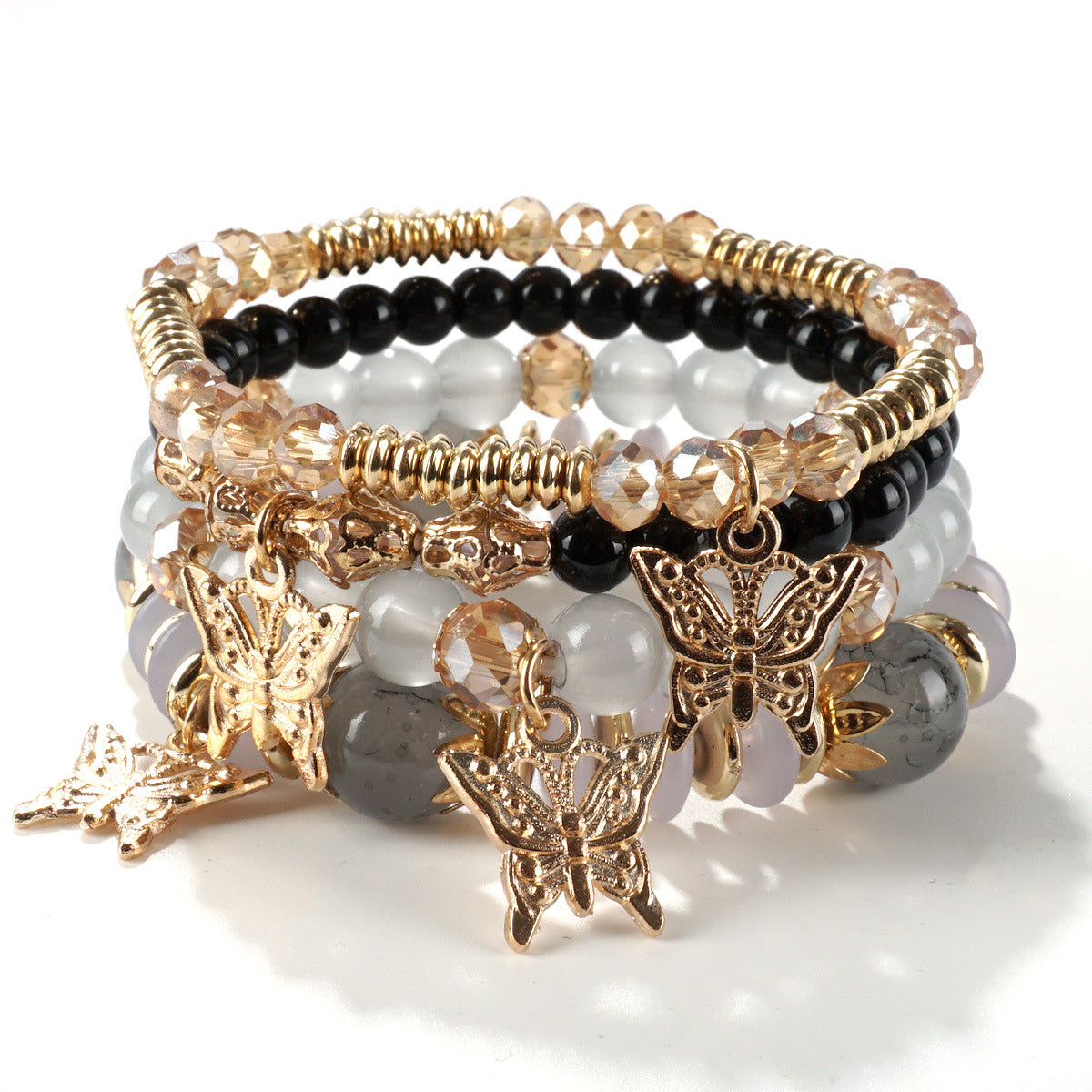 European and American Cross-Border Hot-Selling New Bohemian Bracelets Creative Tassel Multi-Layer Beaded Bracelets Fashion Jewelry