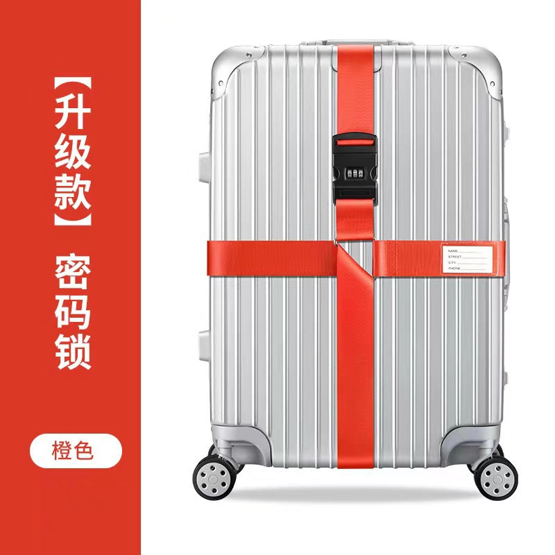 Trunk strap cross packing belt safety fixing consignment travel box protection tightening reinforcement belt binding rope