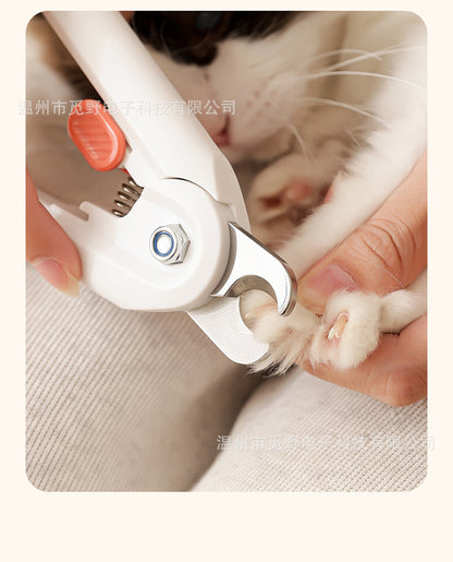 Cross-Border Two-In-One Pet Nail Clippers, Cat Claw Nail Trimmers, Nail Files, Nail Grinders, Pet Supplies