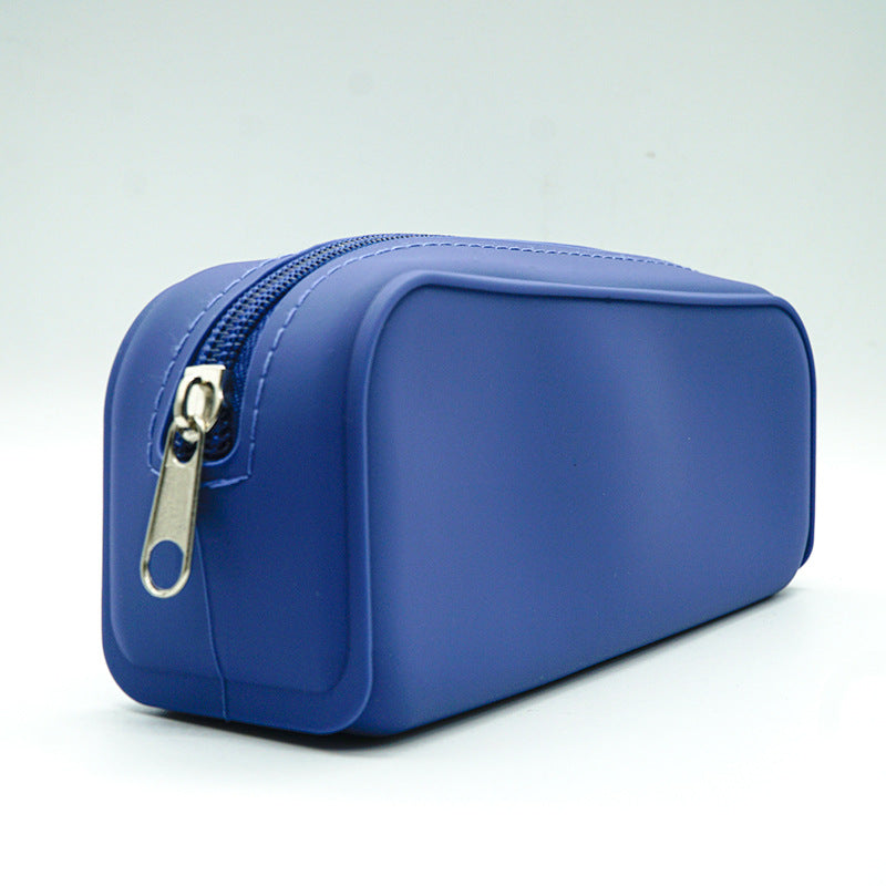 Large-Capacity Silicone Pencil Case Stationery Box Storage Multifunctional Large Pencil Case for Primary School Students Silicone Pencil Case for Primary School Students