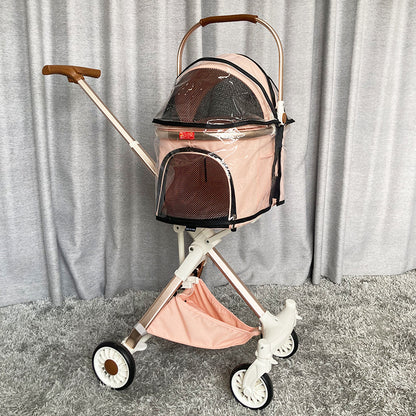 Outdoor Pet Cart Rain Cover Eva Transparent Cart Poncho Rainproof Warm Dog Cart Raincoat Windproof Cover Wholesale