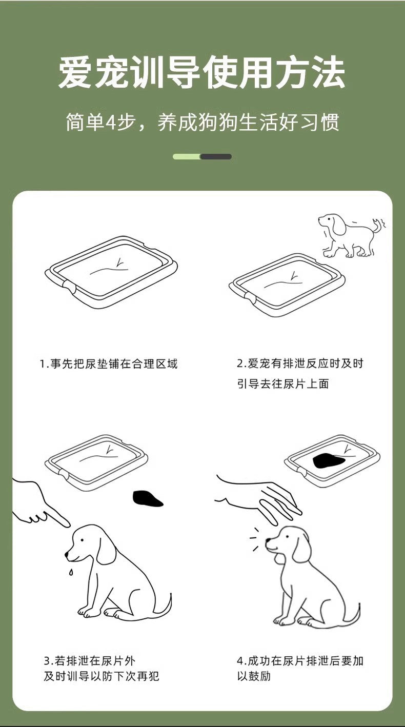 Dog Pee Pads Cross-Border Shipping Pet Training Pee Pads Disposable Thickened Deodorizing Absorbent Diapers Wholesale
