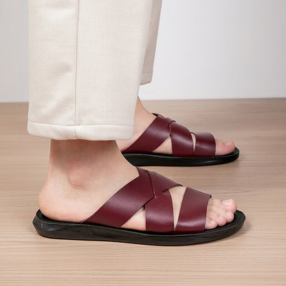 Men's New Style Summer Fashion Soft-Soled Non-Slip Sandals, Cross-Border Large Size Slippers, Wear-Resistant, European Sizes 39-47