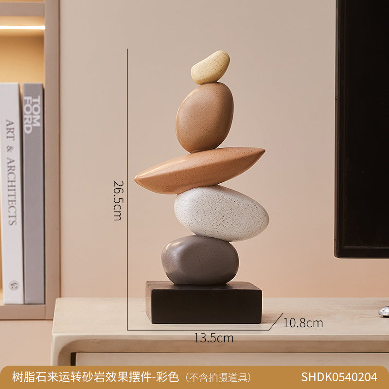 Shilai Run Living Room TV Cabinet Decorations Porch Office Study Desktop High-level Sense housewarming gift