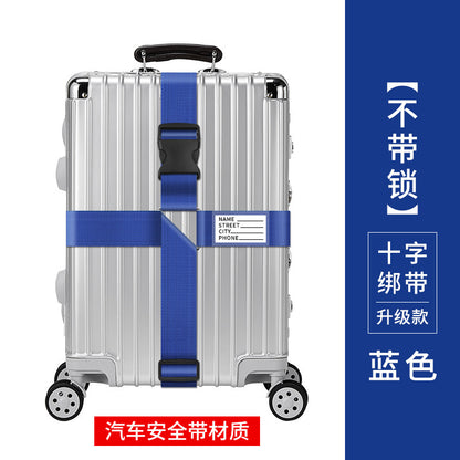 Trunk strap cross packing belt safety fixing consignment travel box protection tightening reinforcement belt binding rope