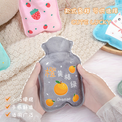 Hot Water Bag Water Filling Cute Mini Large Hand Warmer Hot Compress Warm Water Bag for Belly small size Water Filling for Students