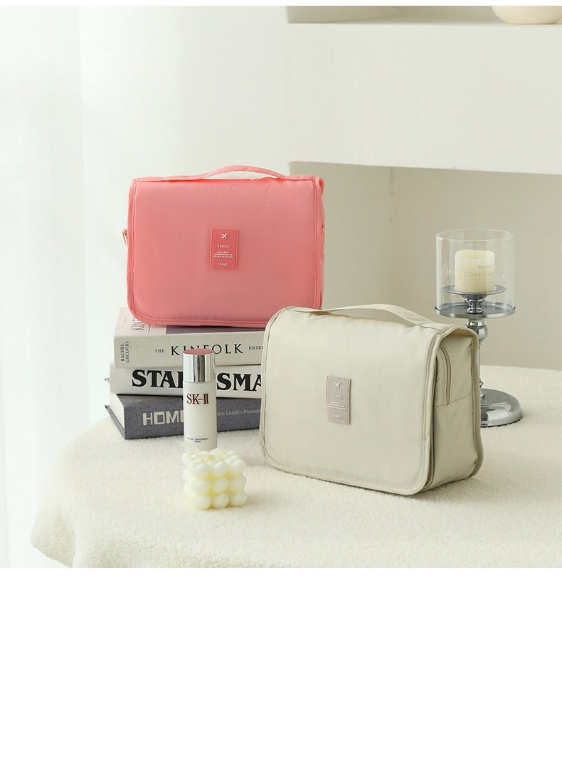 Light luxury ins style waterproof portable cosmetic bag simple clothing Travel large capacity toiletries storage bag wholesale