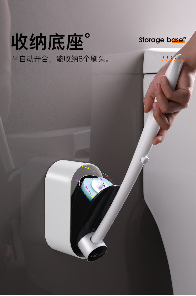 Disposable Toilet Brush Household No Dead Angle Toilet Brush Toilet Wall Hanging Toilet Cleaning Brush Toilet Artifact