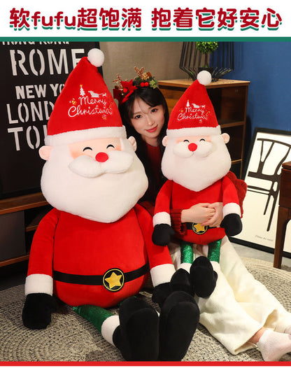 Santa Claus Series Doll Plush Toy Elk Doll Rag Doll Large Christmas Ornaments Gift Decoration