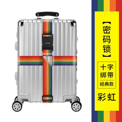 Trunk strap cross packing belt safety fixing consignment travel box protection tightening reinforcement belt binding rope