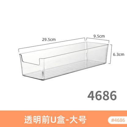 Desktop Storage Box Dormitory Cosmetics Transparent Basket Acrylic Drawer Mask Organizer Box Snack Sundry Storage Rack
