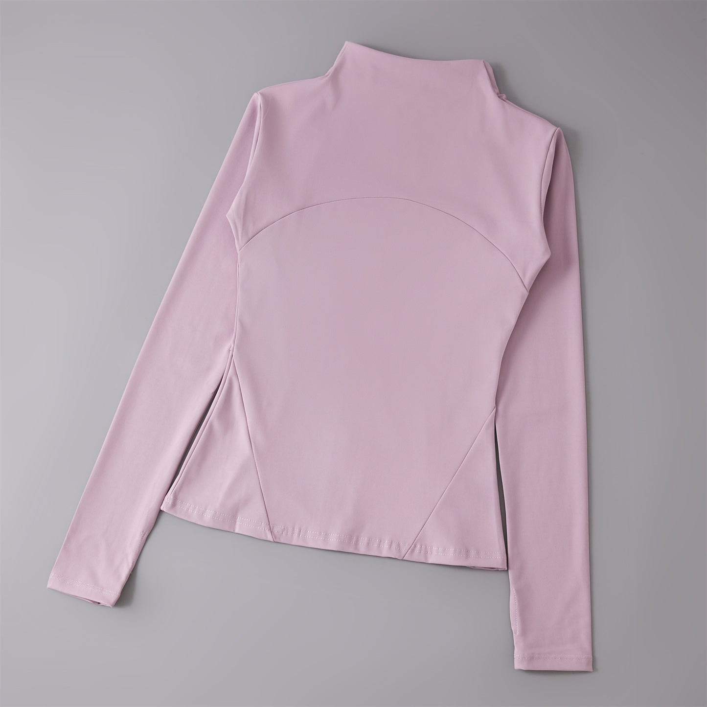 Yoga Clothing Women's Spring and Summer Vertical Collar Zipper Jacket Slim-fit Sun Protection Slimming Long-sleeved High-end Running Sports Fitness Top