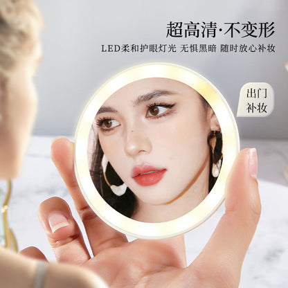 LED makeup mirror stepless dimming HD makeup makeup suit practical birthday gift cosmetics full gift box
