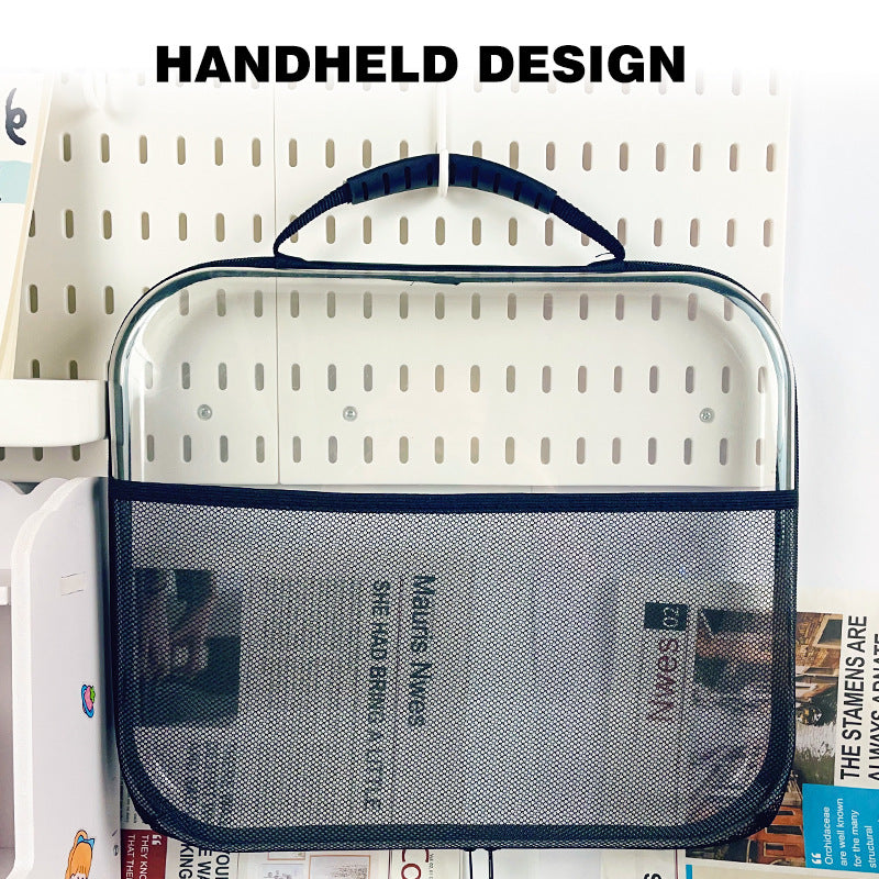 2025 Cross-Border Amazon Pet Mesh Tote Bag Zipper Mesh Storage and Sorting Bag Storage Bag Cross-Border Hot Seller