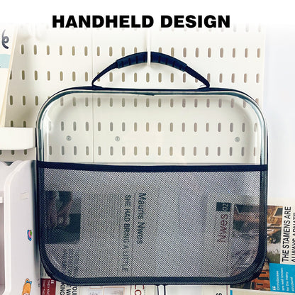 2025 Cross-Border Amazon Pet Mesh Tote Bag Zipper Mesh Storage and Sorting Bag Storage Bag Cross-Border Hot Seller