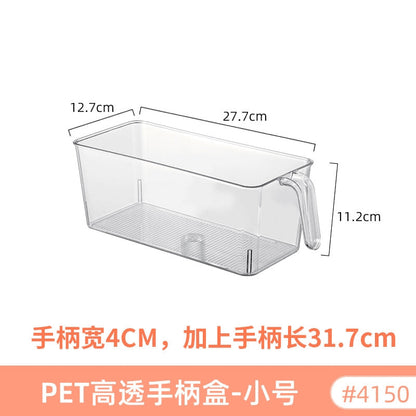 Food-Grade Storage Box, Acrylic Refrigerator Storage, Desktop Book Storage Box, Student Dormitory Sundries, Facial Mask Organization
