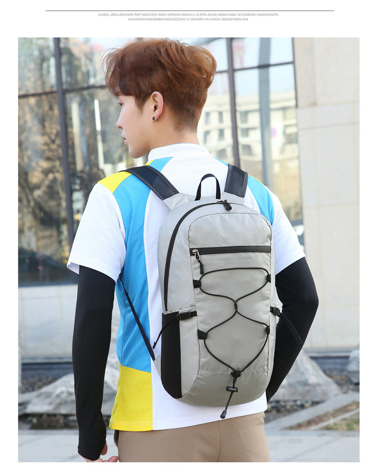 Cross-Border Outdoor Folding Backpack Waterproof Mountaineering Bag Backpack Folding Bag Outdoor Large Capacity Travel Backpack