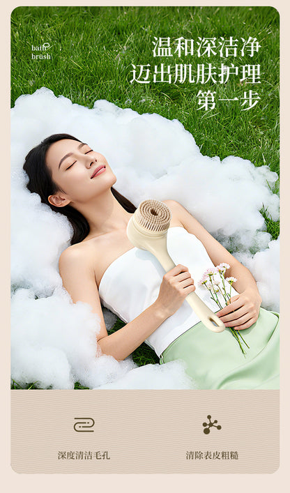 Cross-Border Electric Bath Brush Rotating Multi-Functional Bath Brush Waterproof Lazy Bath Brush Back Rub Bath Instrument Home