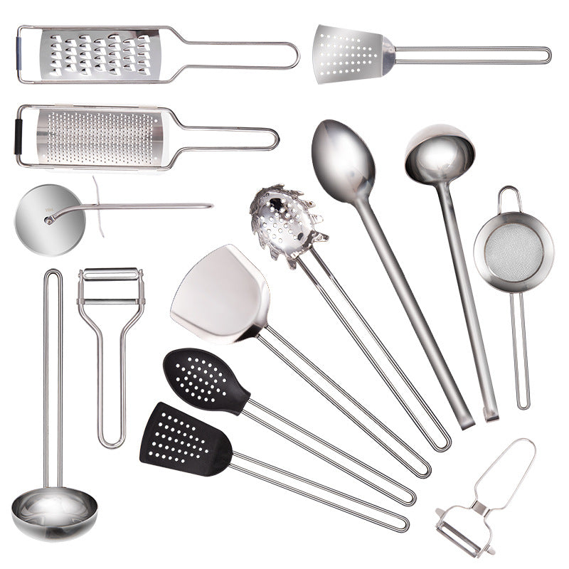 Spot 304 Stainless Steel Pot Lid Rack Storage Pot Storage Rack with Drain Tray Chopping Board Punch-Free Lid Spoon