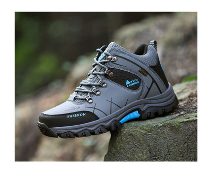 Cross-Border Recommendation for Autumn and Winter Men's Low-Top Outdoor Mountaineering and Hiking Sports Shoes, Men's Non-Slip and Wear-Resistant Work Boots