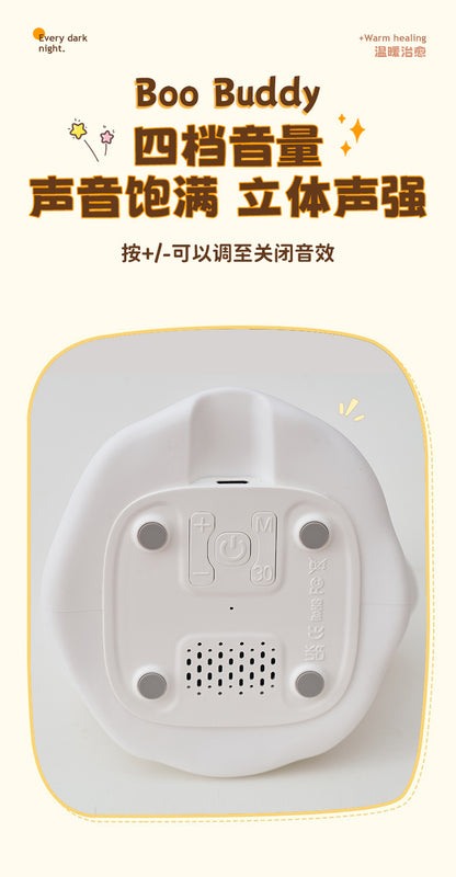 Halloween Little Ghost Night Light Silicone Tap Lamp Small Bedside Lamp Atmosphere Lamp Wholesale Holiday Atmosphere Lamp