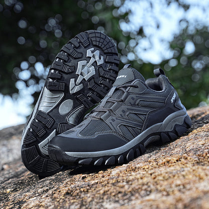 Cross-Border Recommendation for Autumn and Winter Men's Low-Top Outdoor Mountaineering and Hiking Sports Shoes, Men's Non-Slip and Wear-Resistant Work Boots