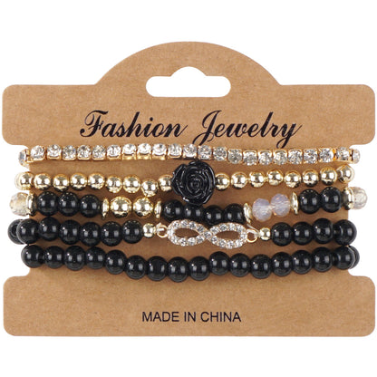 European and American Cross-Border Hot-Selling New Bohemian Bracelets Creative Tassel Multi-Layer Beaded Bracelets Fashion Jewelry