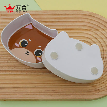 Cross-border cute cute neck protection pet bowl drinking bowl food bowl cat eating bowl is not easy to knock over cat bowl cat food bowl