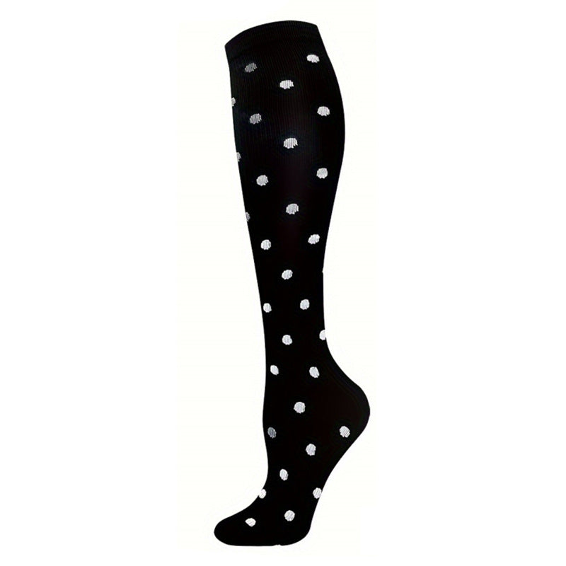 Cross-border calf compression socks sports stockings Amazon compression socks European and American pressure calf socks riding thin leg socks