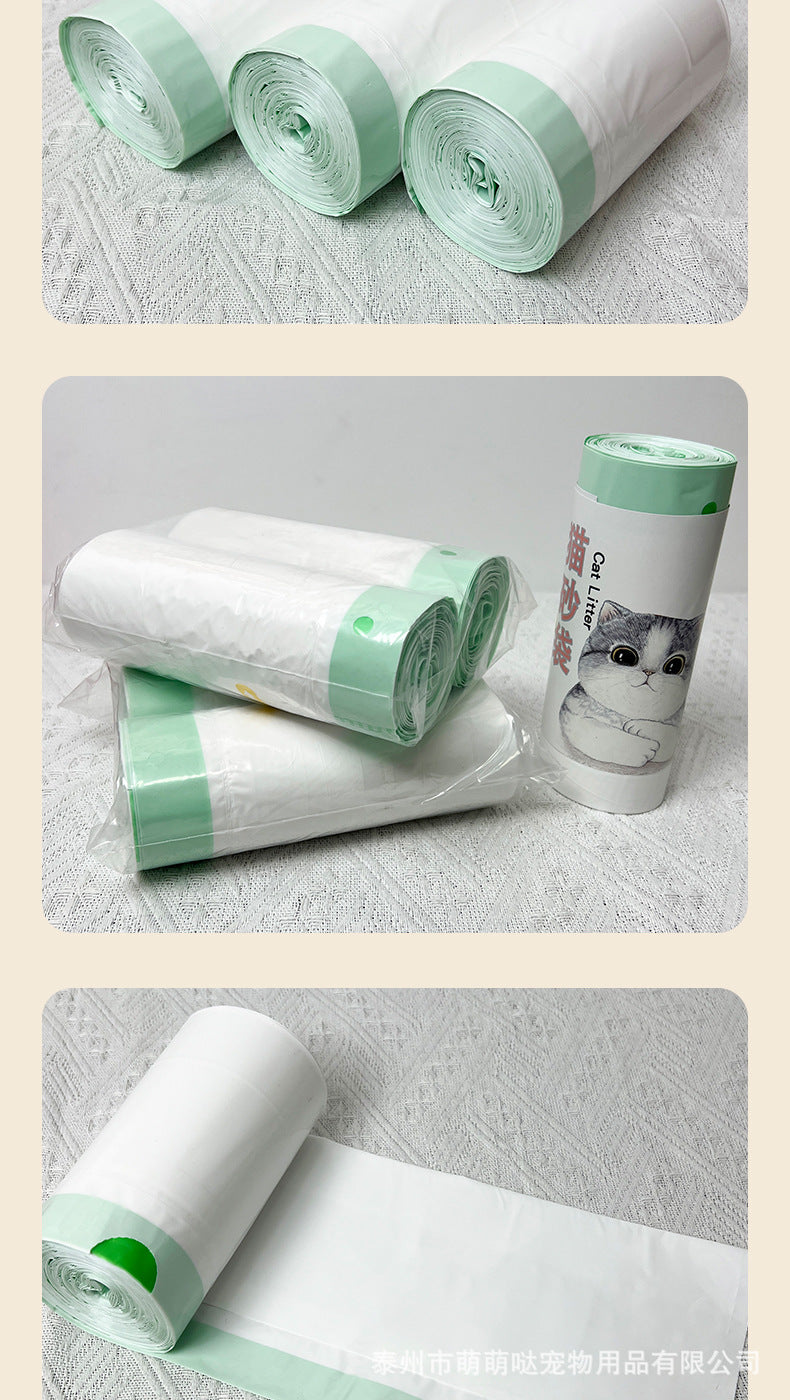 Cat Litter Bags Wholesale Disposable Large Thickened Drawstring Pet Litter Box Garbage Bags Poop Scooper Biodegradable
