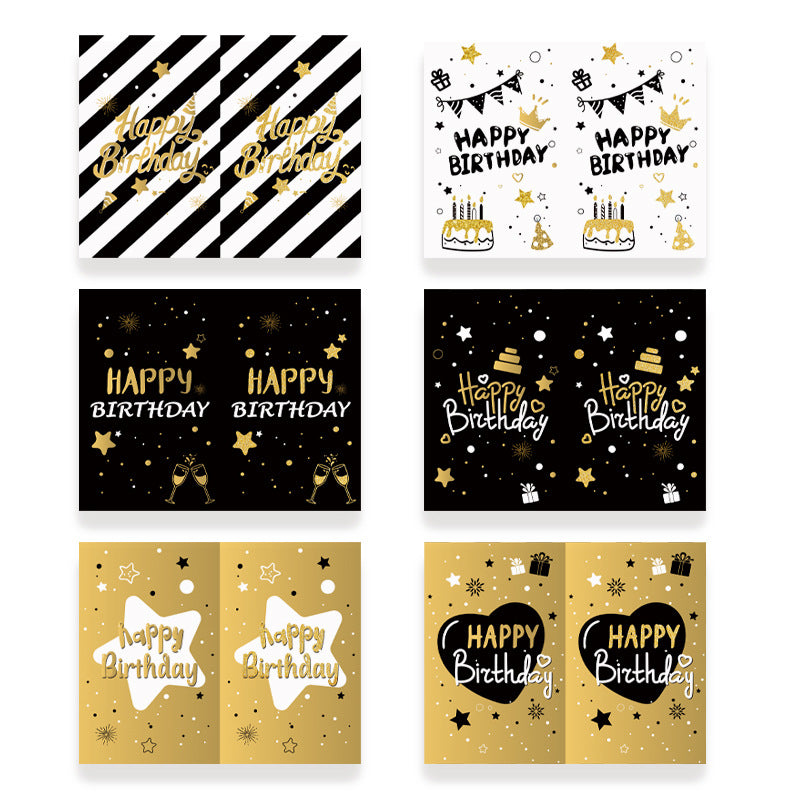 Cross-Border Amazon New Creative Ins Style Christmas Greeting Card Export Export Blessing Christmas Card Envelope Cover