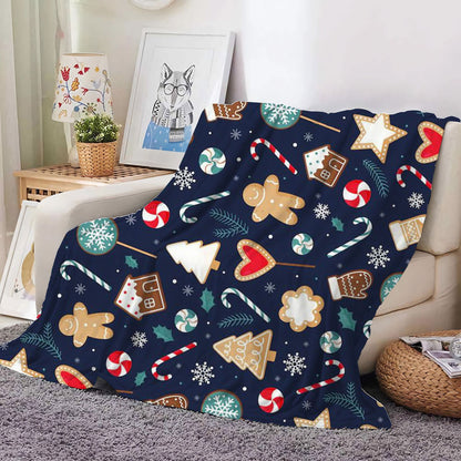 Christmas Decoration Blanket Holiday Blanket Red Festive Blanket Christmas Tree Polo Sofa Blanket Flannel Blanket