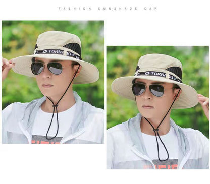 Fishing hat men's sun protection sun hat mountaineering hat men's summer UV protection sun hat summer fisherman hat