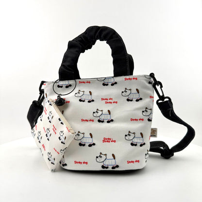 New Girls Handbag Storage Bag Cute Lunch Box Bag Handbag Mother Bag Korean Cartoon Bag Hand Bag
