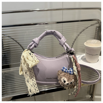 Simple and Stylish Korean-Style Handbag 2025 Summer New Small Square Bag for Women, Casual and Fresh Single Shoulder Crossbody Bag