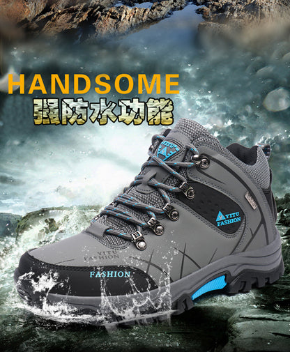 Cross-Border Recommendation for Autumn and Winter Men's Low-Top Outdoor Mountaineering and Hiking Sports Shoes, Men's Non-Slip and Wear-Resistant Work Boots