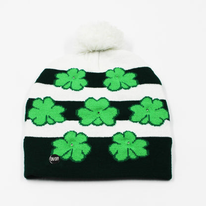 Korean Internet Celebrity Style Snowflake Christmas Hat, Warm and Cold-Proof Women's Knitted Hat with Pom-Pom, Ear-Protecting Yarn Hat, Light Luxury Style