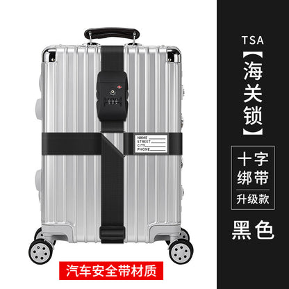 Trunk strap cross packing belt safety fixing consignment travel box protection tightening reinforcement belt binding rope