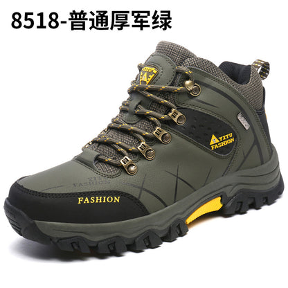 Cross-Border Recommendation for Autumn and Winter Men's Low-Top Outdoor Mountaineering and Hiking Sports Shoes, Men's Non-Slip and Wear-Resistant Work Boots