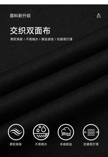 Casual Retro Contrast Color Lapel 280g Sweatshirt High-End Polo Collar Top Trendy Loose Couple Autumn Sweatshirt