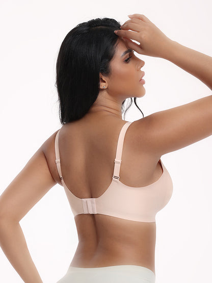 Cross-Border Bra Foreign Trade Women's Popular Seamless Wireless Comfortable Full-Cup Bra Amazon Hot Sale in Stock