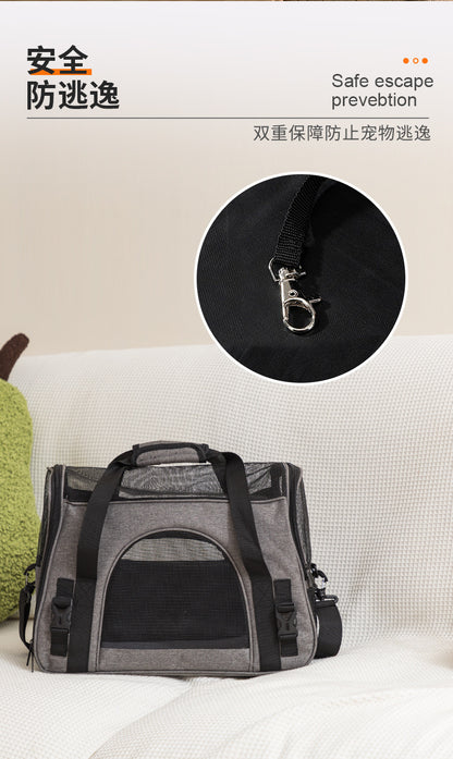 Amazon's New Pet Cat Carrier Bag, Portable Mesh Breathable Hand-Held Bag for Cats and Dogs, Universal Crossbody Shoulder Pet Bag for Outings